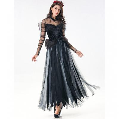 Halloween Vampir Brautkostüm, Cosplay, sexy Kleid, Bühnenkostüm