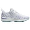 Li Ning Laning Lan Shock Absorbing Non-Slip Wear-Resistant Low-Top Running Shoes Men Sneakers White Purple ARHR131-2