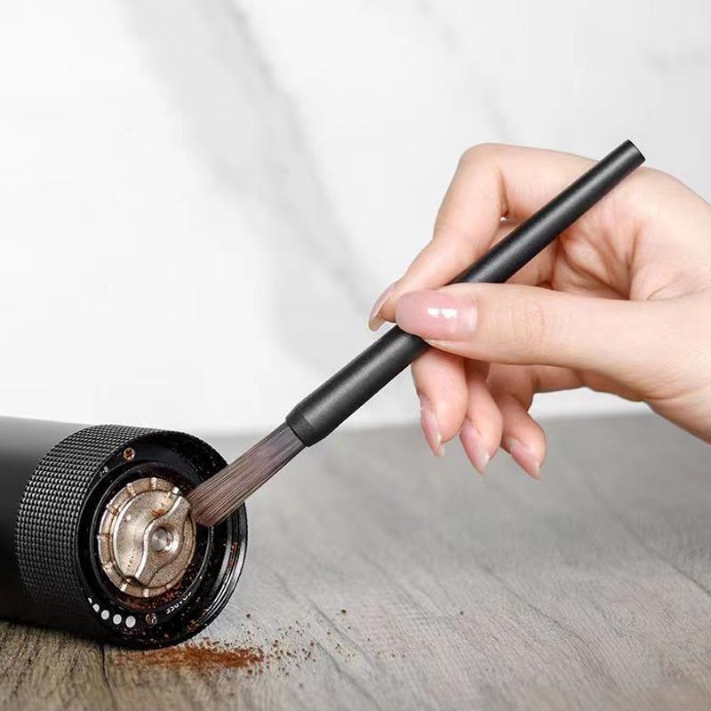 Coffee Grinder Cleaning Brush Coffee Powder Cleaning Brush Brewing Head Brush Set Barista Tools Coffee Bar Soft Bristle Brush