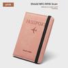 Cross-Border PU Leather RFID Travel Wallet & Passport Holder