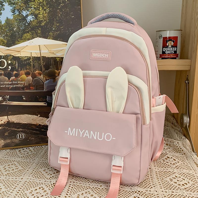 Schultasche Kinder Grundschüler Mädchen Hasenohren Rucksack Mittelschüler Oberstufenschüler Studenten Rucksack
