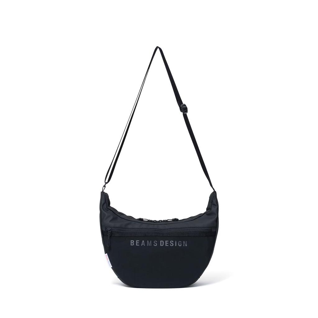 BEAMS DESIGN Elastic Mesh Shoulder Perfect for Travel Bag, Lightweight, Natural, Water-Repellent, Black,