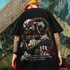 Vintage T-Shirt For Men 3d Dragon Print Men's Short Sleeve T-Shirt Street Trend Man Clothes Oversized Hip Hop Tees Loose Tops