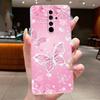 Custodia Per Xiaomi Redmi Note 8 Pro Note8 Capa Fiore Farfalla Protettiva Sottile Custodie Trasparente Morbido Silicone TPU Copri Telefono