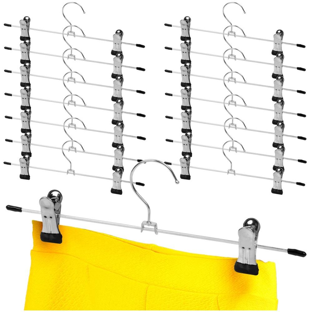 Metal Trouser Hanger With Clips 15 Pcs.