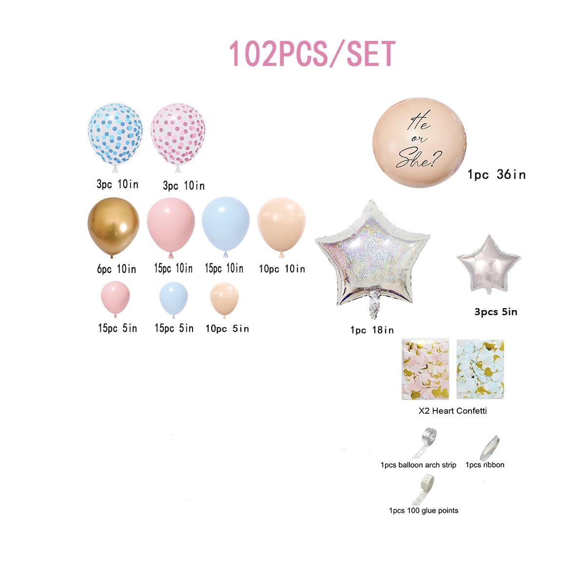 

Раскрытие пола, товары для вечеринки, украшения для мальчиков и девочек, набор розовых и золотых латексных шаров для детского душа, детский декор на день рождения