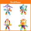 Peluche scimmia cerbiatto con sonaglio e design da appendere per lo sviluppo precoce e l'interazione genitore-figlio