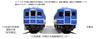 KATO N Gauge 12 Series Passenger JR East Takasaki Rolling Stock Model Train Car, Center, 7-Car Set, 10-1720, Blue,