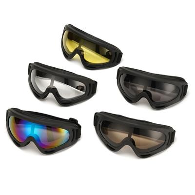 Profesionální větruodolné brýle s ochranou UV400 pro lyžování, cyklistiku, motocykl, outdoorové sporty s nastavitelným popruhem