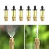 Brass Brass Sprinkler Head Adjustable Drip Irrigation Misting Nozzle  Garden Watering