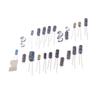 25pcs Capacitor Repair Tool Set For GameGear GGs Motherboard Replacement Standard Size Metal Components