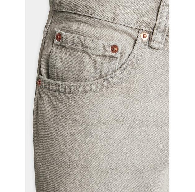 Джинсы Gina Tricot 21489 серый Straight Fit