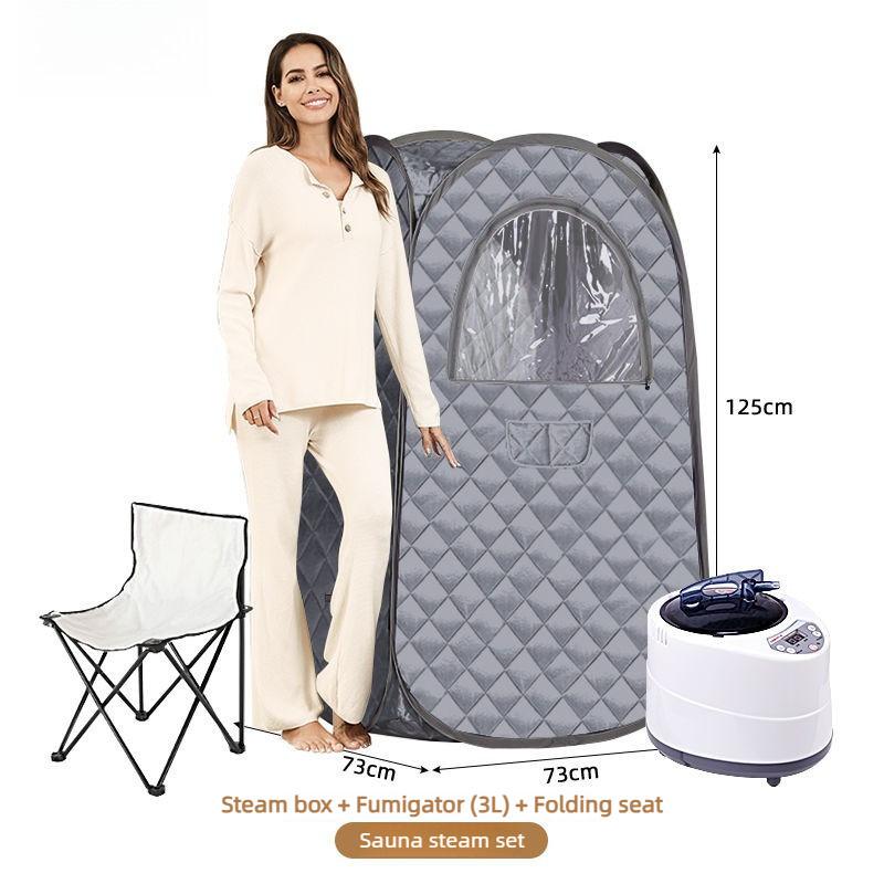 Portable Steam Sauna Set Foldable Full Size Steam Sauna Personal Sauna Tent Household Relaxation & Spa Sweating Sauna Kit
