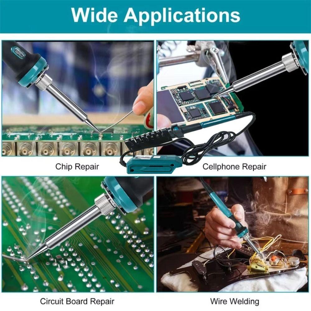 Fast Heating Portable Electric Soldering Iron Wireless Electric Soldering Iron  Welding Repair