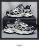 Men's Trendy Mesh Dad Shoes - Breathable, Thick-Soled Spring/Summer Casual Sneakers for Teens