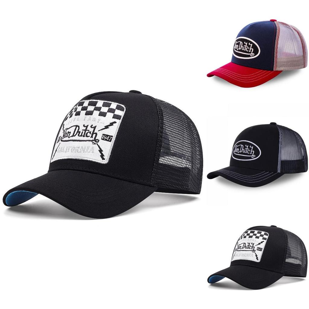 Snygg Vondutch Sommar Keps Med Andningsbar Bomull Och Färgstark Broderi