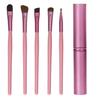 5ks přenosných mini štětců na líčení očí Set Eyeshadow Eyeliner Eyebrow Brush