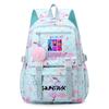 Anime K-Pop Demon Hunters Printed Backpack Large Capacity Bookbag Student Boy Girl Schoolbag Outdoor Large Capacity Waterproof Sport Laptop Travel Bag