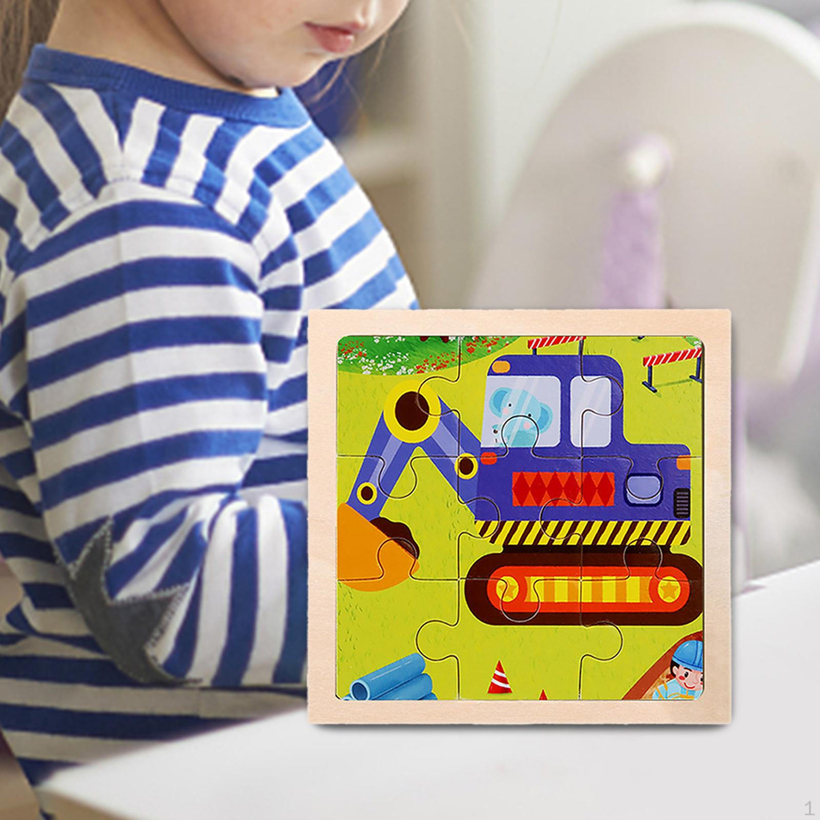 Puzzles Early Learning al Toys Vehicle