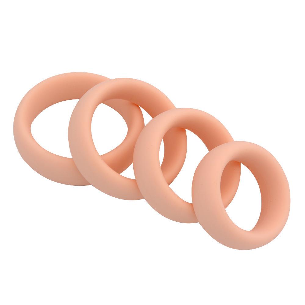 Silicone Spermicidal Male Penis Restraint Ring - Adult Erotic Toy