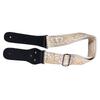 Guitar Strap Embroidery Widened Adjustable Shoulder Strap with Picks for Acoustic Electric Guitar