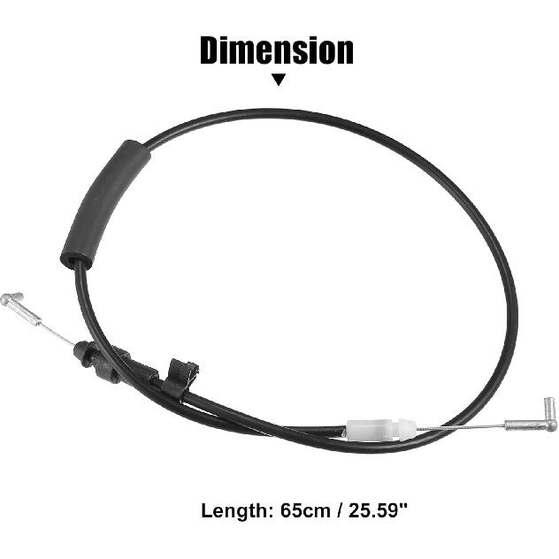 ACROPIX 72671-SDA-A02 Rear Left Inside Door Handle Cable Fit for Honda Accord - Pack of 1 Black