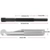 Aluminum Alloy Single Handed Operation Clutch Removal Puller Tool Set for 570 800 900 1000 Seamless Offroads Adventures