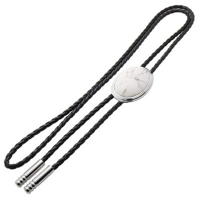 Krawat z kamienia magnezytowego Made in Japan Naszyjnik Krawat polarny Krawat polo Krawat Bolo [SWANK] lt-mg