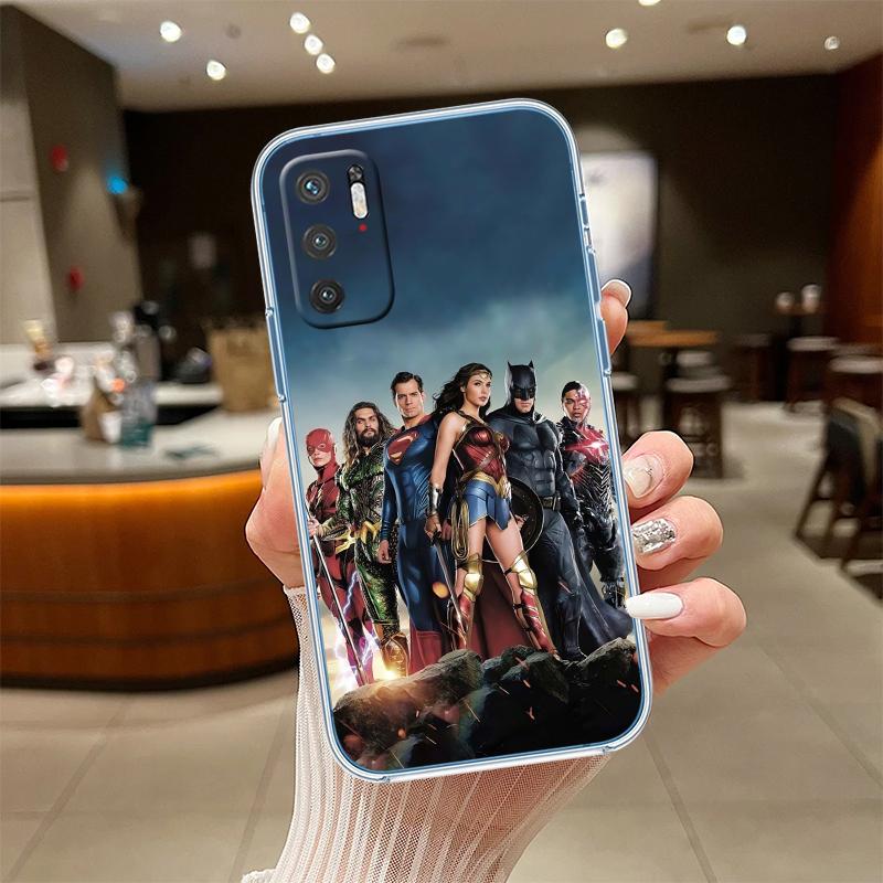 RE42 Justice league Transparent Phone Case for Motorola Moto Edge 20 30 40 50 S30 Fusion Ultra Pro Neo Lite + G200 G23