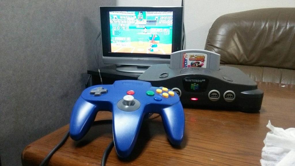 Nintendo Controller Blue N64 Bros