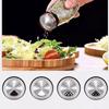 Revolving Spice Rack Organizer  Spinning Countertop Herb and Spice Rack Organizer with 7 Glass Jar Bottles (Spices Not Included)