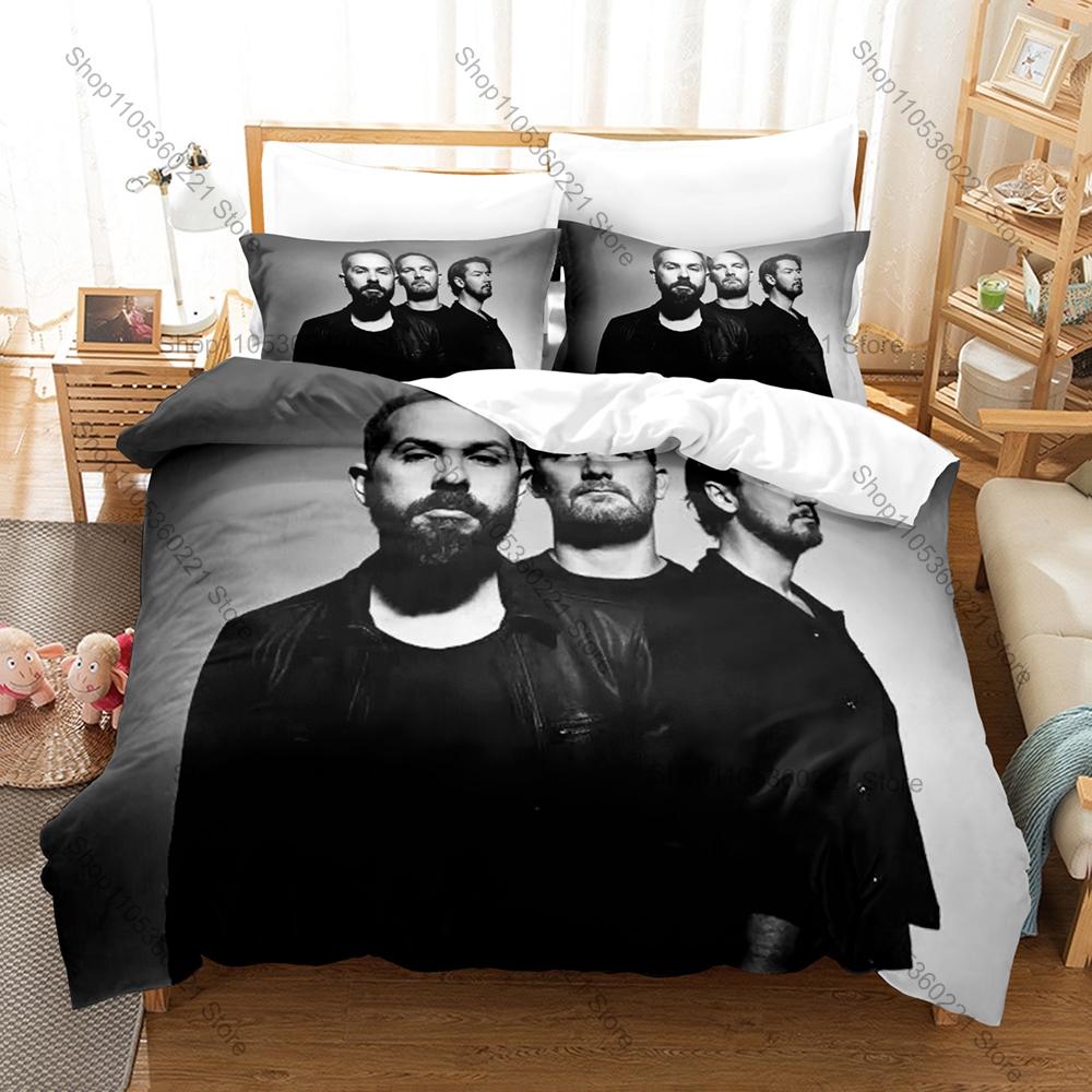 Cigarettes After Sex Dream Pop Minimal Text Duvet Cover Set 3PCS Bedding With 2 Pillowcases Indie Slowcore Music Fans Decor
