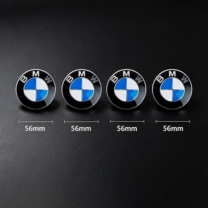 For BMW M 4Pcs 56/68mm Wheel Center Caps Emblem Badge For BMW 50th Anniversary E90 E60 F10 F20 G20 G30 E53 E85 E70 E84 F48 1/3/5/7 Series