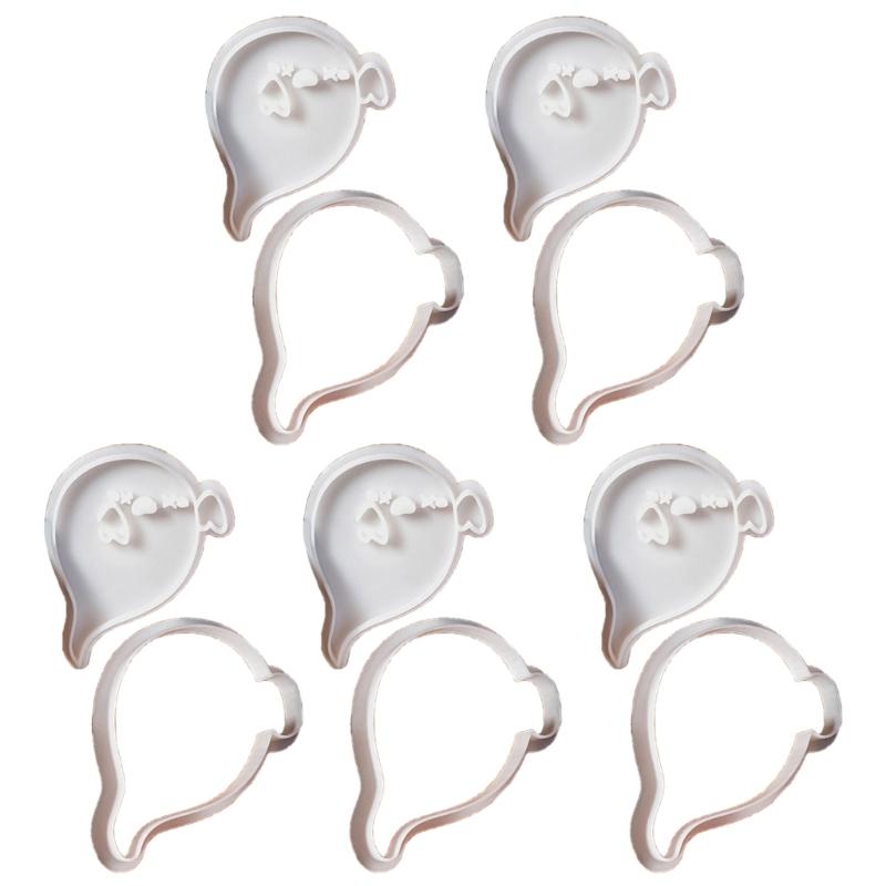 Unique Festival Parties Biscuits Molds Eerie Halloween Cookie Baking Molds Durable Specters Shape Biscuits Cutter