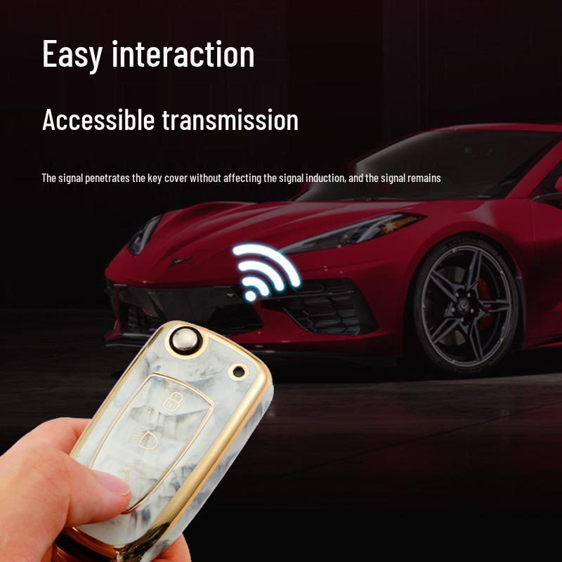 Tata Car Folding Key Case with Buckle - Cross-Border Bestseller In India