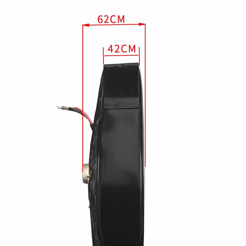 Universal 12V Radiator Fan ABS 80W Condenser Fan 10 INCH 8/10 Blades Heavy Duty Fan Car Aircon System