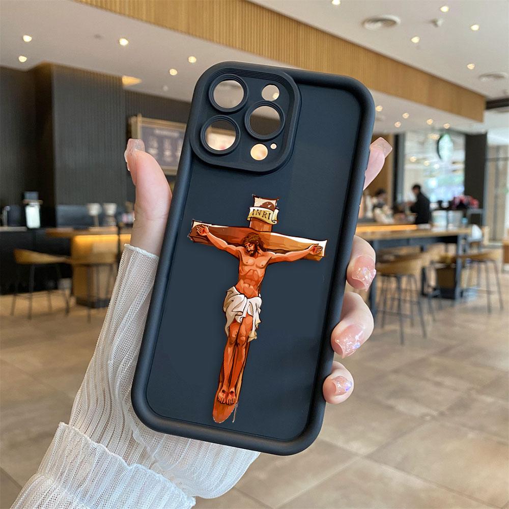 Das Kreuz Christian Jesus Handyhülle Für OPPO RENO F31 2F 2Z 5 5F 6 7 8 8T 10 11 11F 12 12F 13 13F 14 15 15F LITE DIY Hülle Abdeckung