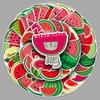 50 Stück Wassermelonen-Fruchtsticker für Gepäck, Laptop, Auto und Graffiti-Dekoration