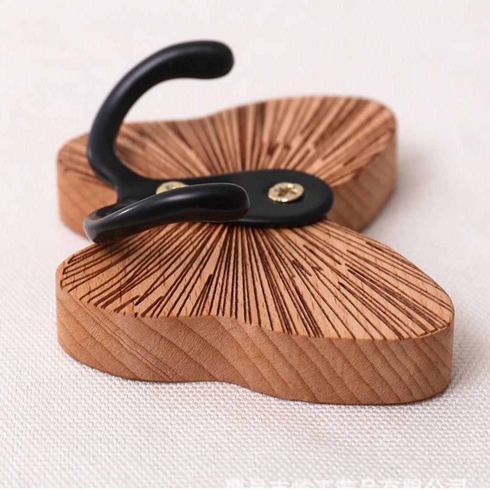 Butterfly Design Self-adhesive Coat Hanger Thicken Wall Storage Rack  Home Decoration