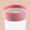 Flour Sieve Uniform Mesh Safe Baking Tool Handheld Rotating Transparent Sugar Shaker Dispenser for Home