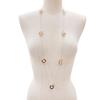 Great TIFFANY&Co. Necklace 1837 Interlocking Multi Circle Long Necklace SV925 Used