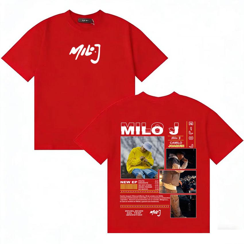 

Rapper Milo J 511 Fashion Oversized Tee Shirt Unisexs Women Teenagers Tshirt Summer Cotton Casual Short Sleeve Tshirts Streetwear S