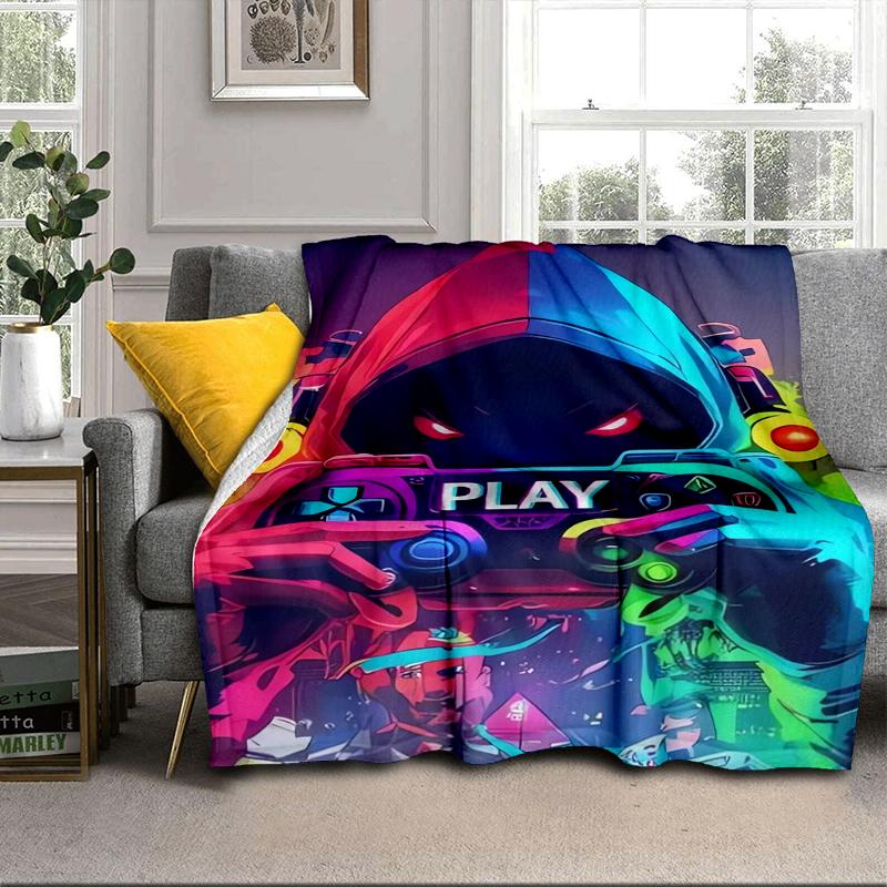 Cyberpunk Gaming Hero Blanket Flannel Blanket Throw Blanket Sofa Cover Blanket Soft Premium Blanket Picnic Blanket Tv Blanket Gifts