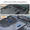 Front Engine Hood Hinge Decoration Trim Cover for Jeep Wrangler JL JT 2018+ Blue