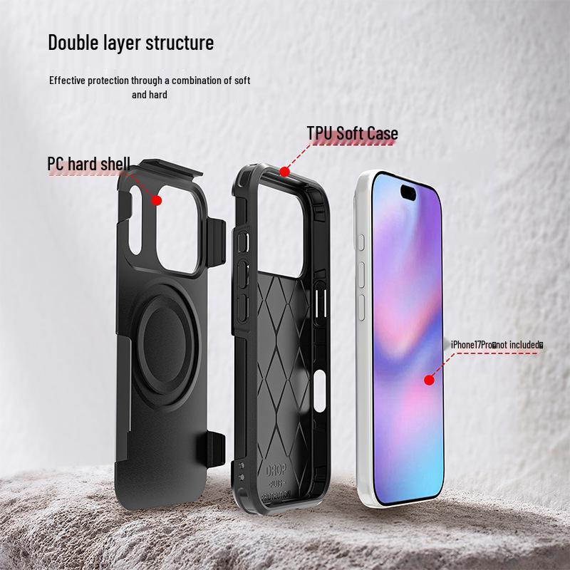 Magnetic Dustproof Shockproof Case for iPhone 17 Pro