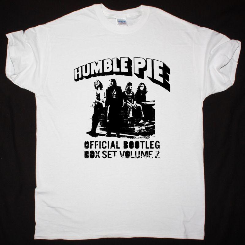 Humble Pie Бутлег Бокс-сет Белая Футболка Рок-группа Футболка S разноцветный