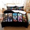 Video Game Smite Bedding Set, Duvet Cover & 2 Pillowcases, Mythology Character Pattern Breathable Fabric All Season Use