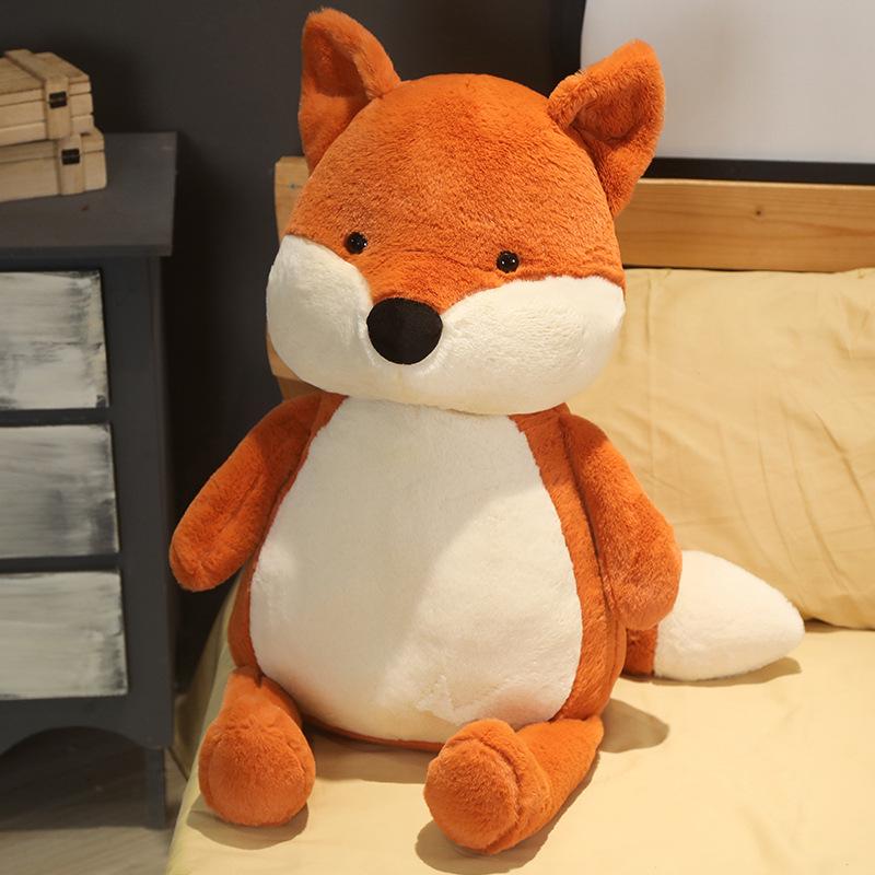 Forest Animal Cartoon Fox Plush Toy - Children s Comfort Pillow Doll 50cm (0.2kg)