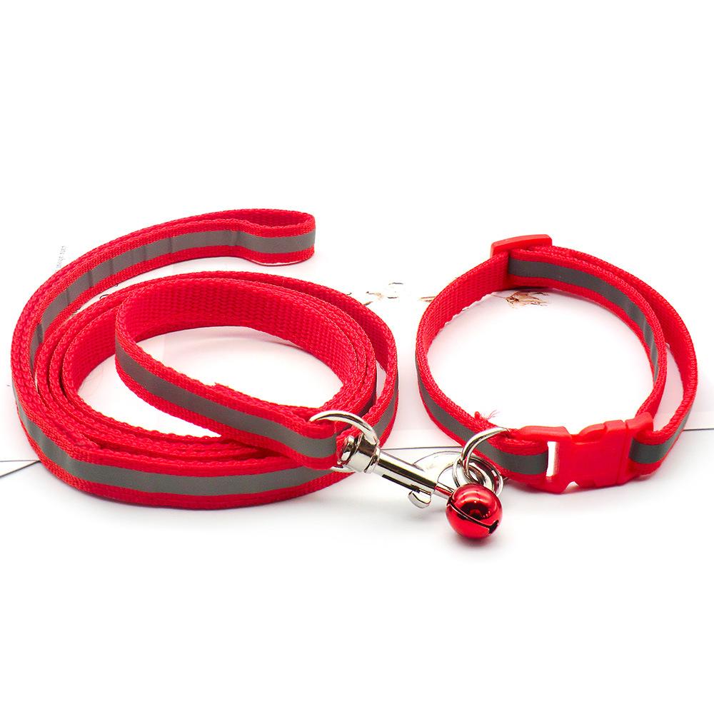 Niedliches Hundepfotenabdruck-Zugseil für Haustiere, Welpenhalsband-Set, mehrere Farben, verstellbar, Welpen-/Katzenzubehör, Heimtierbedarf, 1,2 m