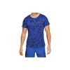 Nike T Shirts Men's Blue Crew Neck Moderate Straight Fit CT6295-063
